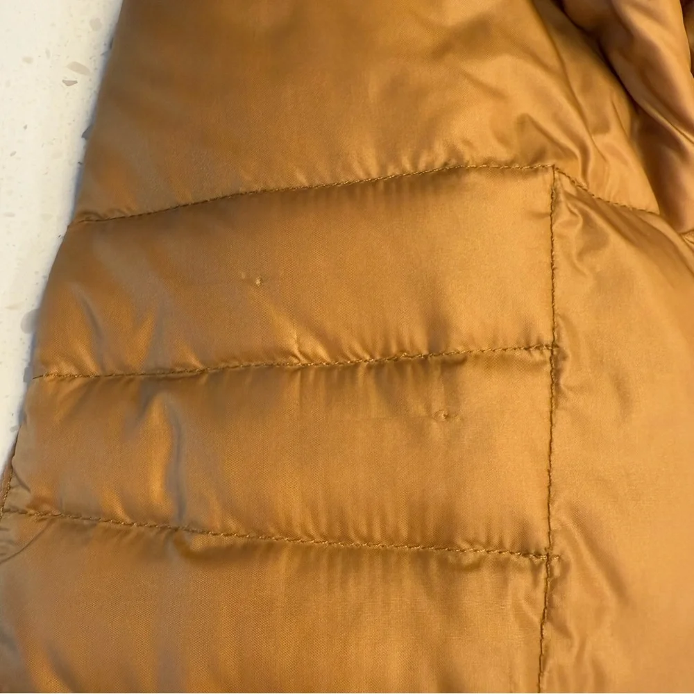 Marmot Alderbrook 700 Fill Down Parka Golden Honeycomb Winter Coat Womens Medium - Picture 14 of 16